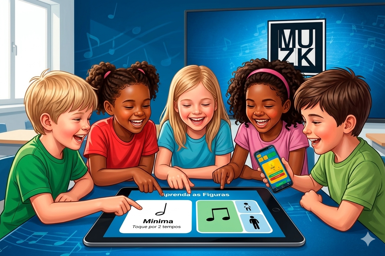 Criança jogando Muzk